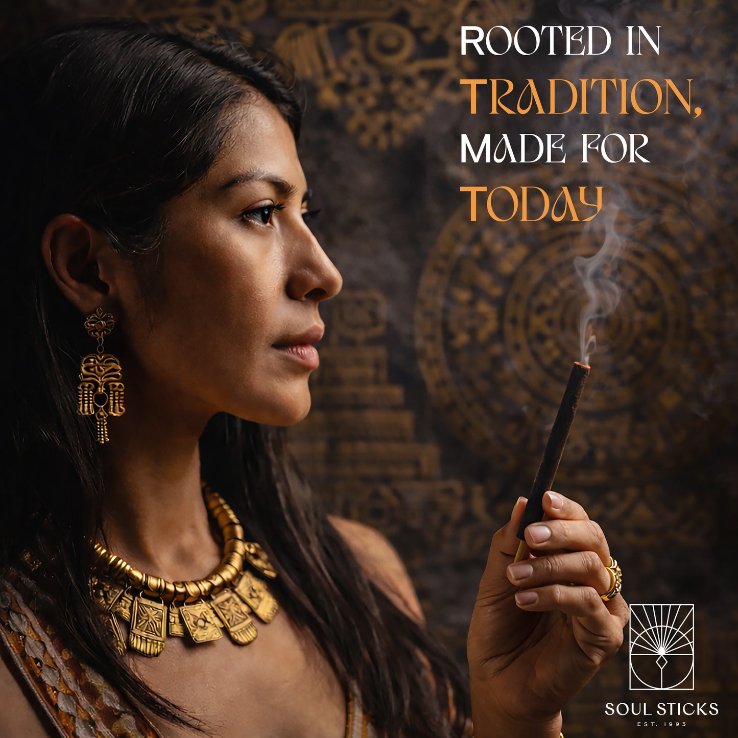 Aztec Cinnamon Plant-Based Incense Sticks