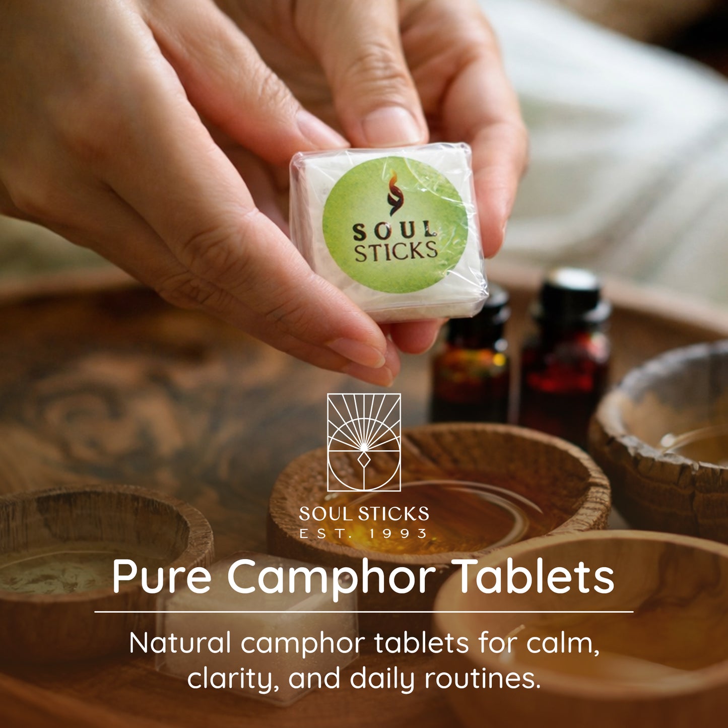 Natural Camphor Tablet Blocks