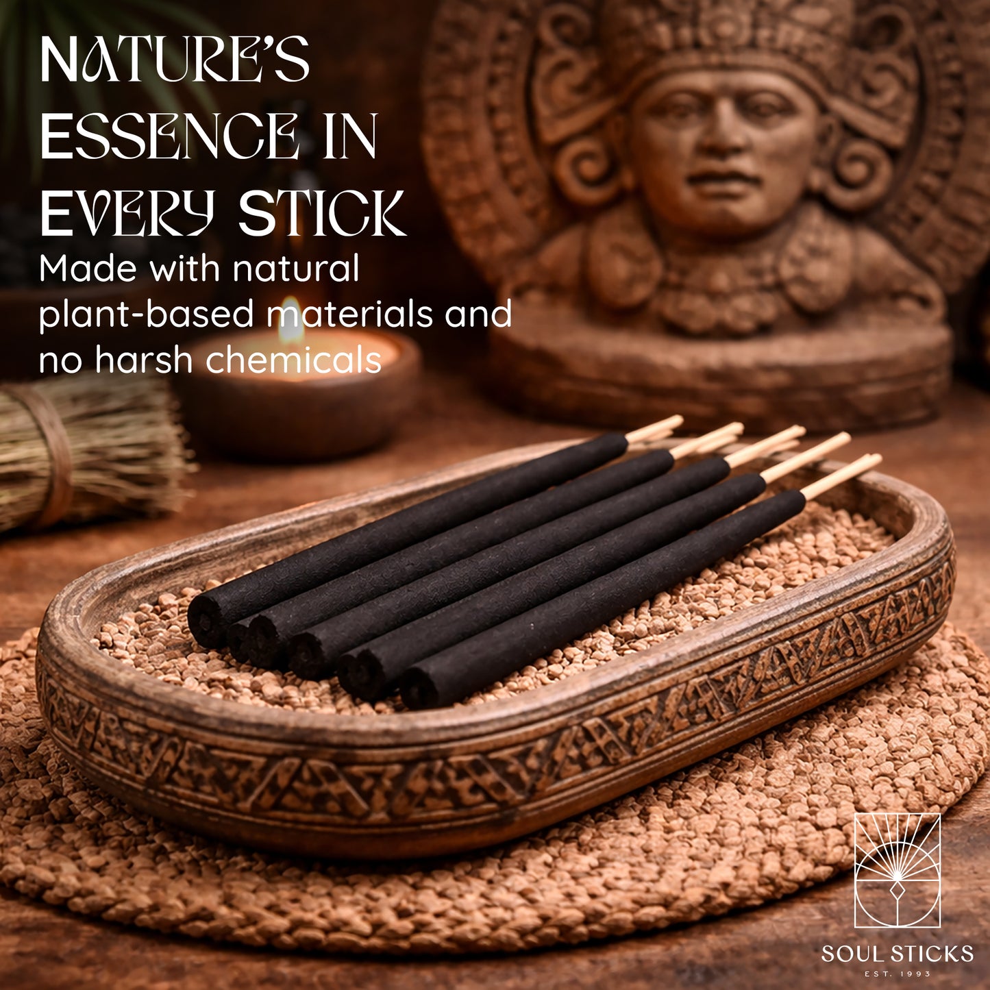 Aztec Palo Santo Plant-Based Incense Sticks