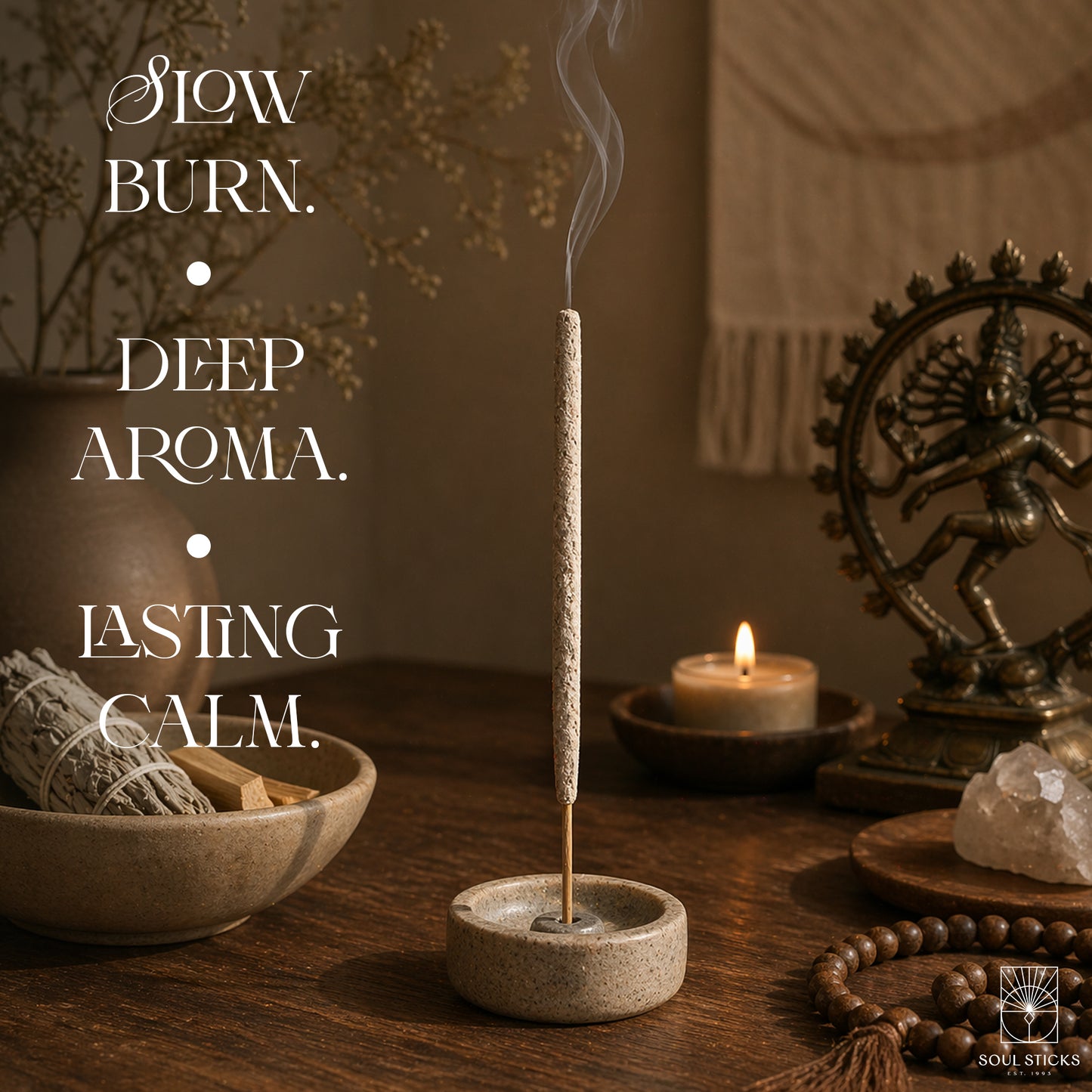 Espiritu del Universo White Sage & Copal Resin Rolled Incense Sticks
