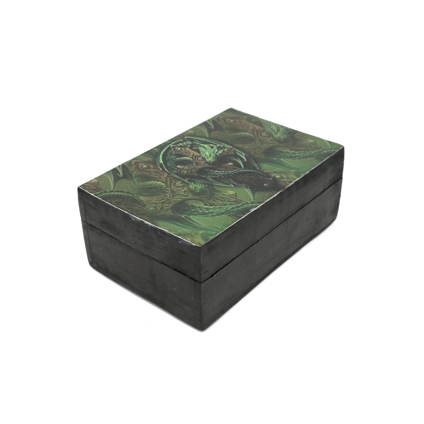 Natural wood box designed for rituals, crystals, or small personal items.