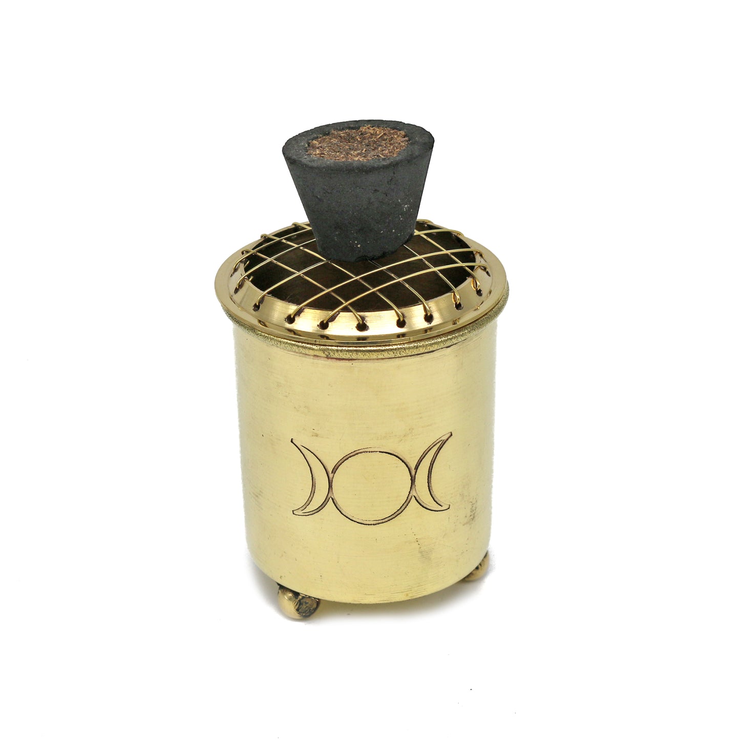 Decorative ritual burner for aromatherapy, spiritual cleansing, and sacred space use