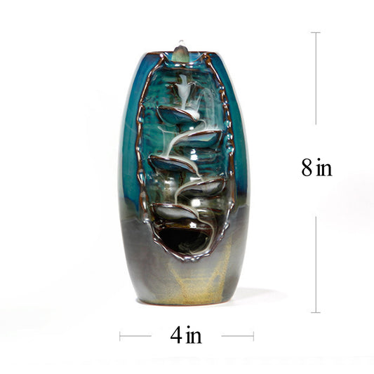 Decorative incense and oil burner for home, ritual, or spiritual practice.