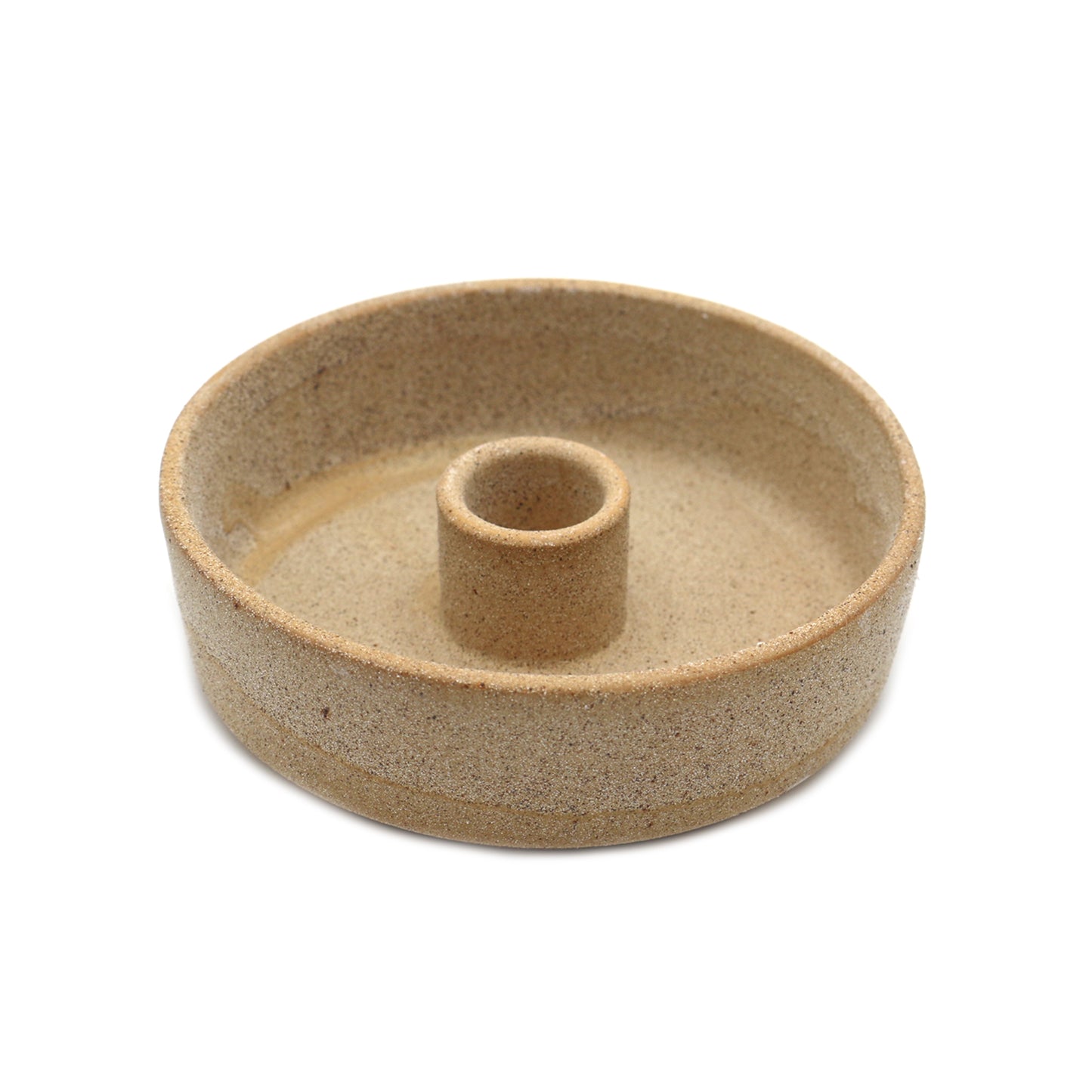Beige Textured Ceramic Palo Santo Burner