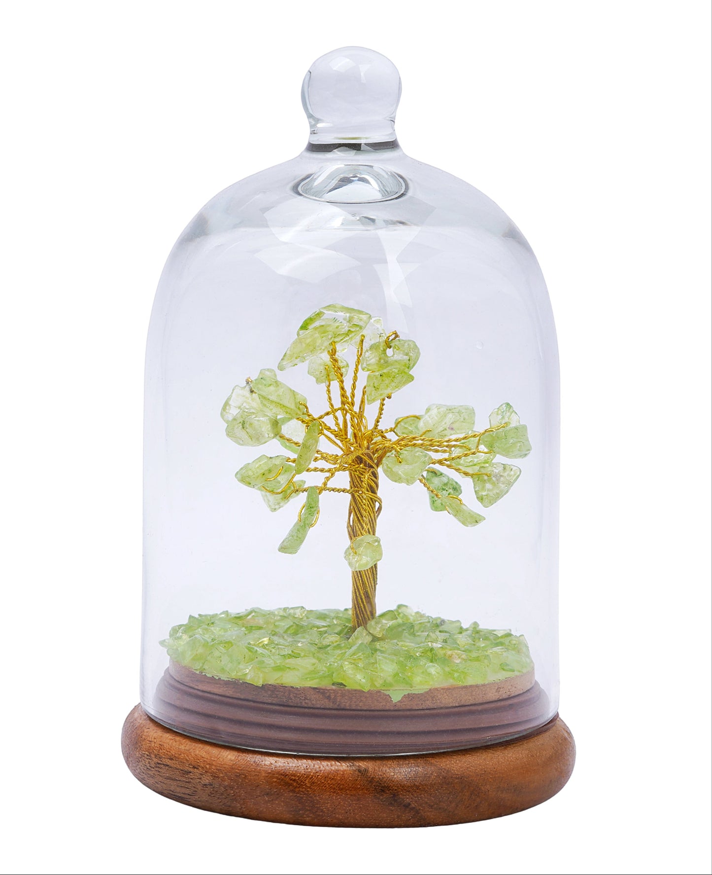 Peridot Crystal Dome Tree