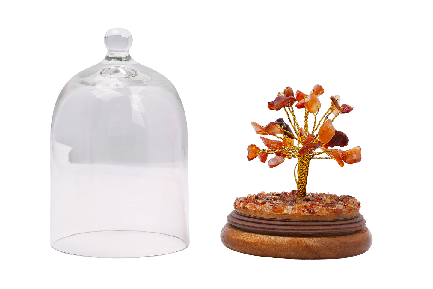 Carnelian Crystal Dome Tree