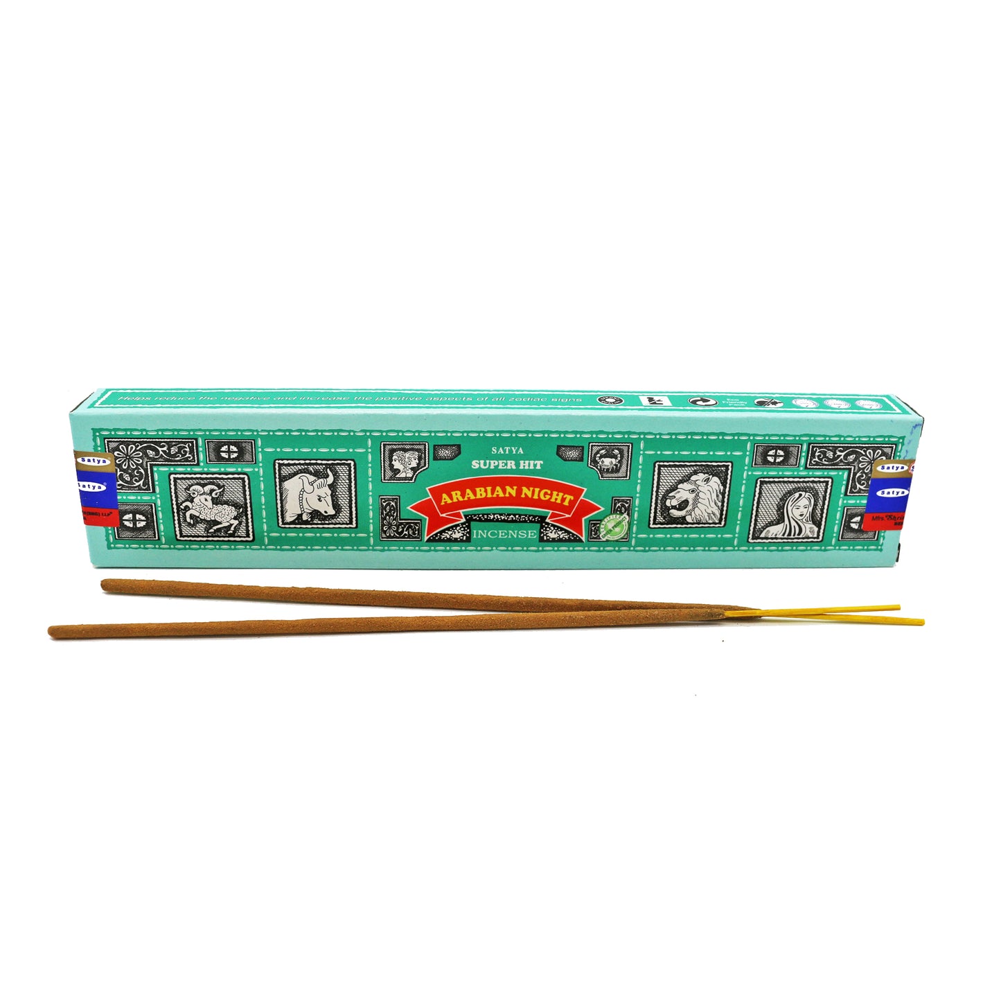 Satya: Super Hit, 15 G Arabian Nights Incense Sticks (12 PK BOX)