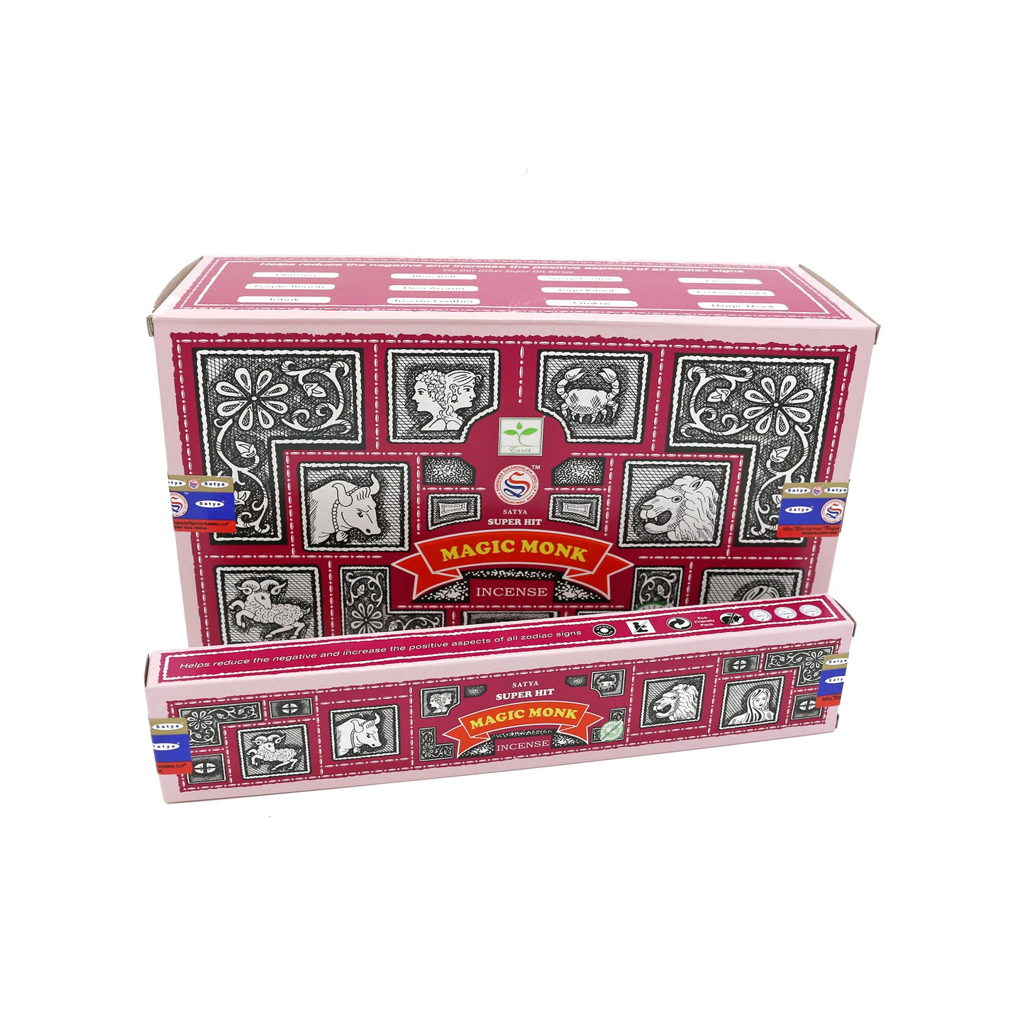 Satya: Super Hit, 15 G Magic Monk Incense Sticks (12 PK BOX)