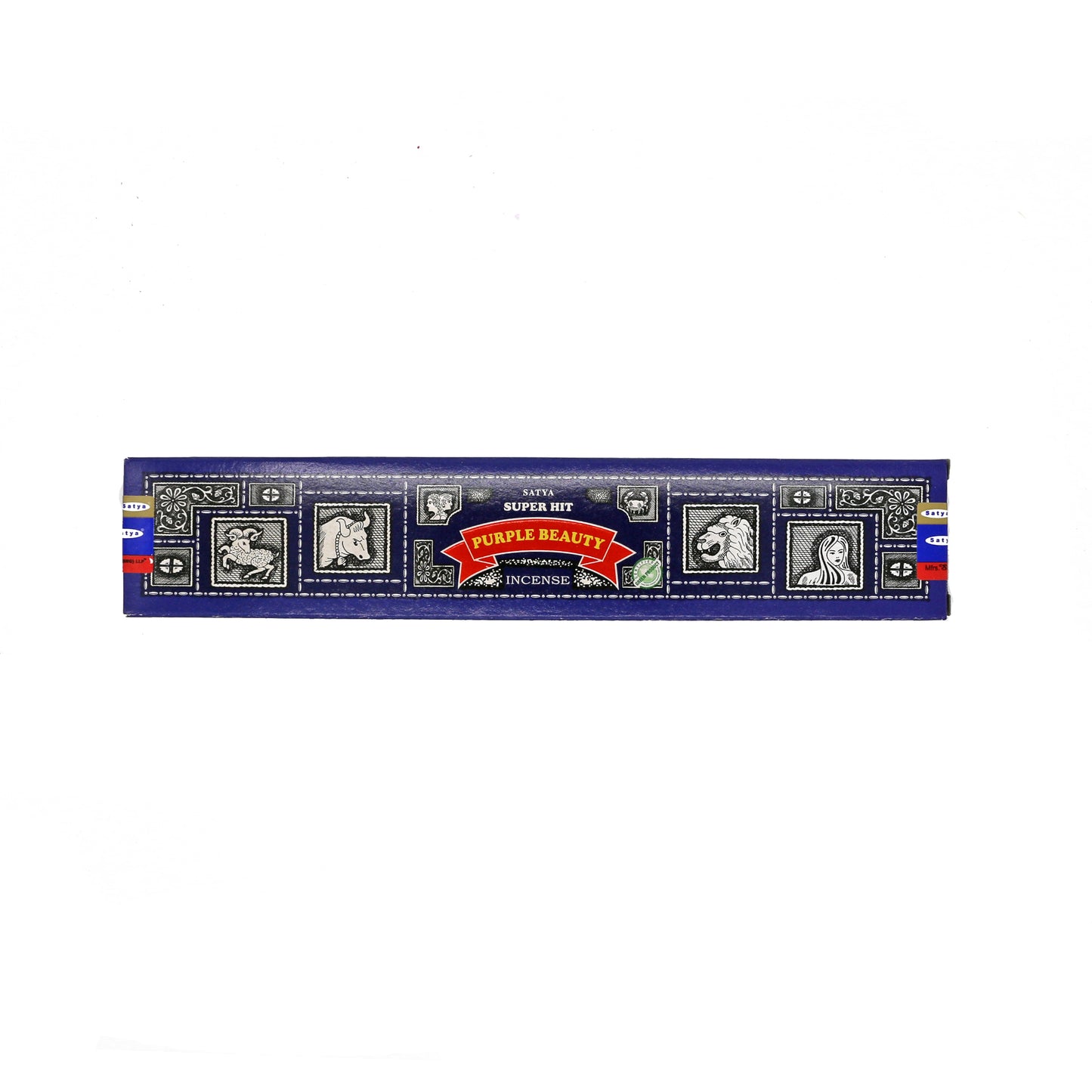 Satya: Super Hit, 15 G Purple Beauty Incense Sticks (12 PK BOX)