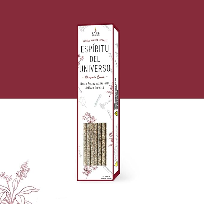 Espiritu del Universo, Dragon's Blood Resin Rolled Incense Sticks