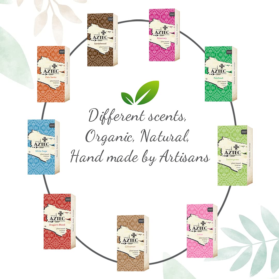 Aztec, Sweetgrass Plant-Based Incense Sticks