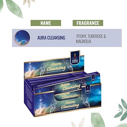 Soul Sticks Aura Cleansing Masala Incense Sticks - 15 g (12 Pack)