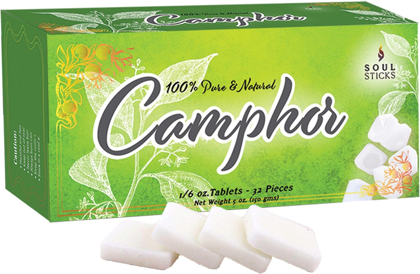Soul Sticks, Camphor Tablet Blocks (56 G - 450 G)