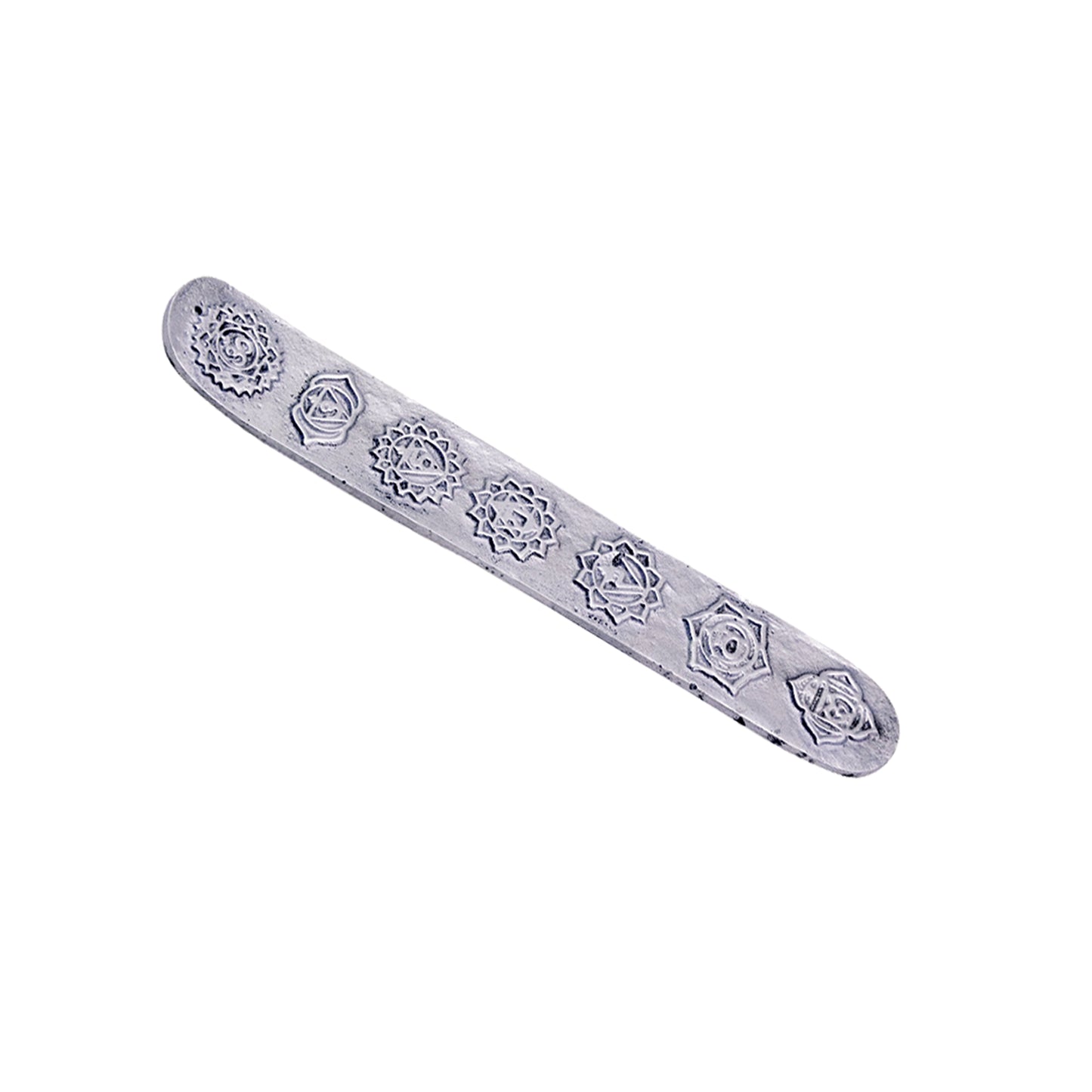 10" Seven Chakras Metal Incense Ash Catcher