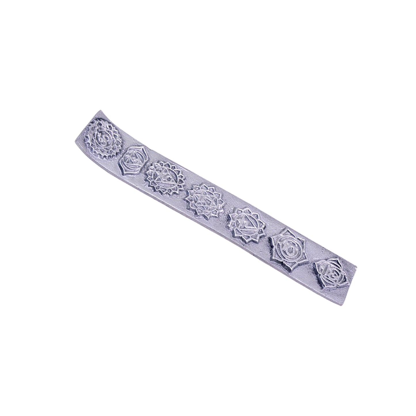 10" Seven Chakras Metal Incense Ash Catcher