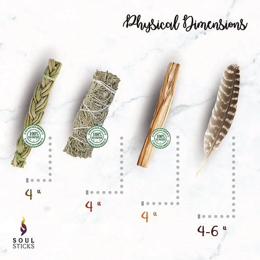 Blue Sage Smudge Kit with Guide