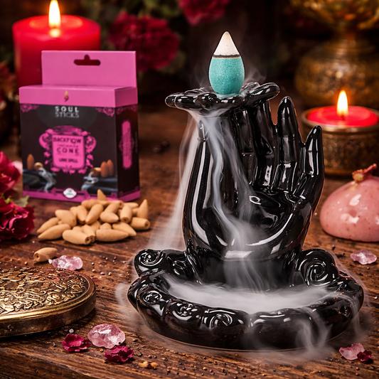 OM Backflow Burner with Love Spell Backflow Cones Set