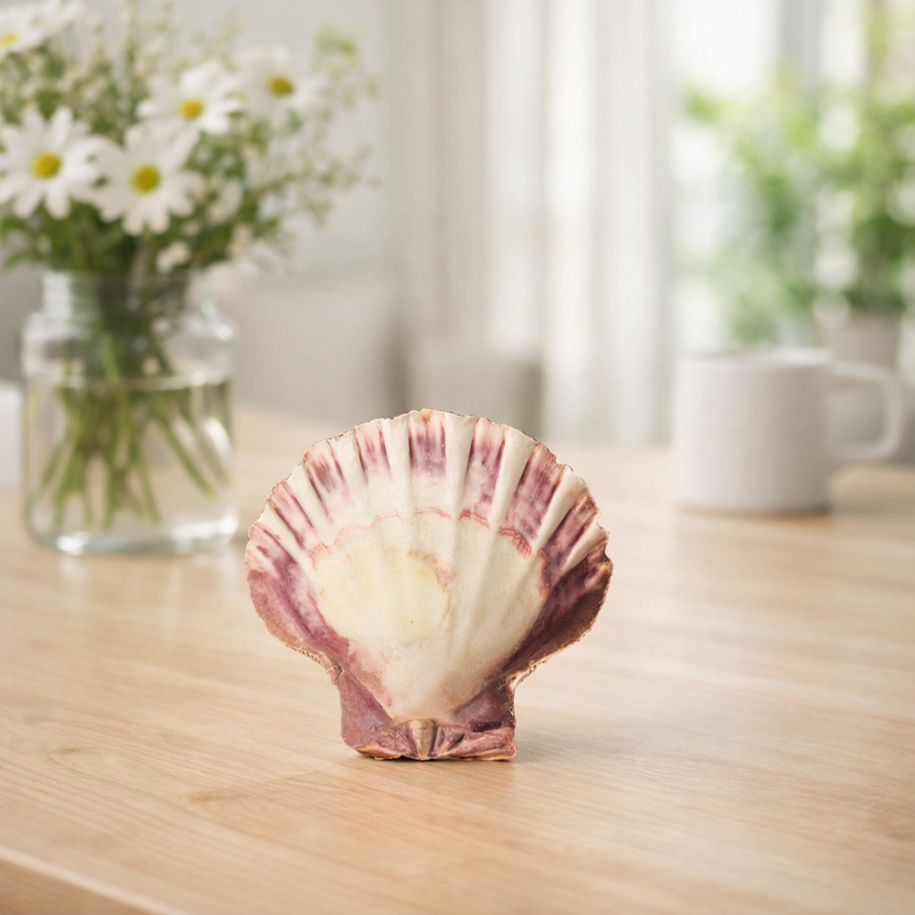5 in. - 6 in. Lion's Paw Shell Smudge Bowl