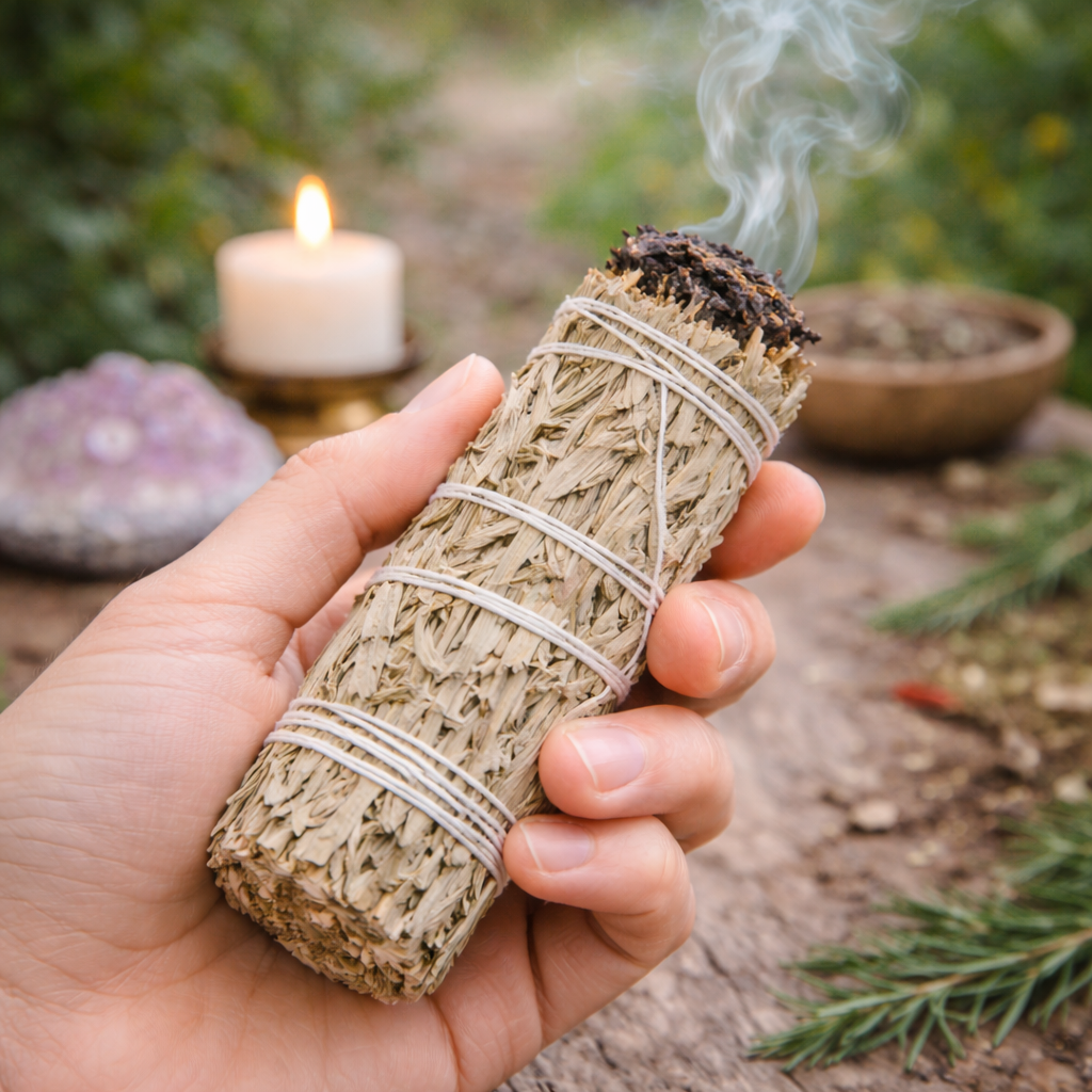 Green Sage Smudge Sticks with Smudge Guide (3 PK)