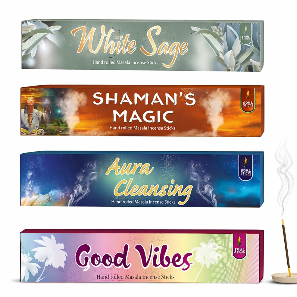 Soul Sticks, Cleansing Masala Incense Sticks Variety Pack