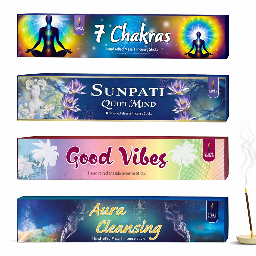 Soul Sticks, Divine Energy Masala Incense Sticks Variety Pack