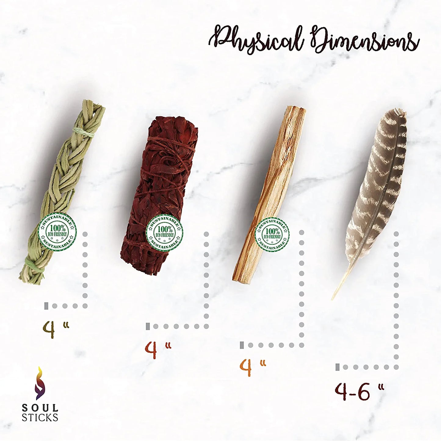 Dragon's Blood Sage Smudge Kit with Smudge Guide