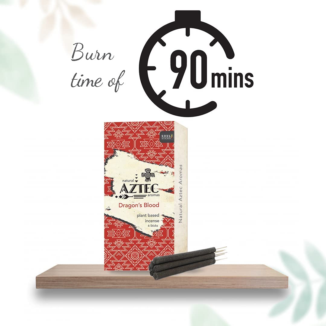 Aztec, Dragon's Blood Plant-Based Incense Sticks