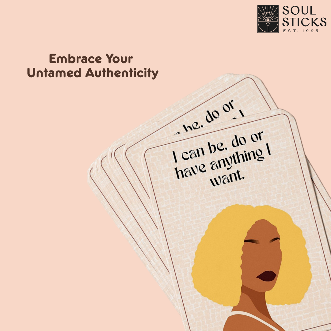 Set of spiritual cards with mystical artwork and messages.