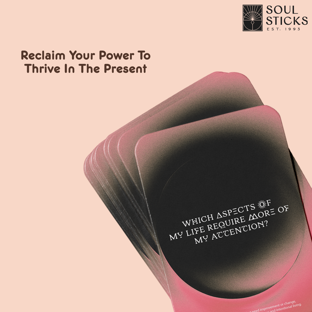 Set of spiritual cards with mystical artwork and messages.