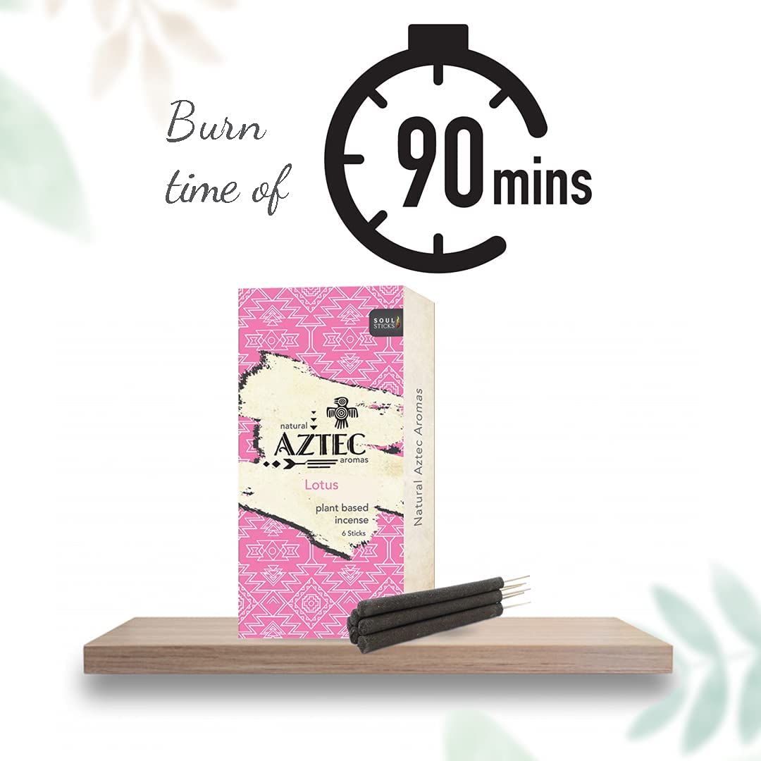 Aztec, Lotus Plant-Based Incense Sticks