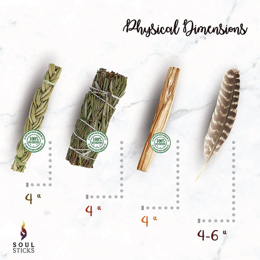 Rosemary Sage Smudge Kit with Guide