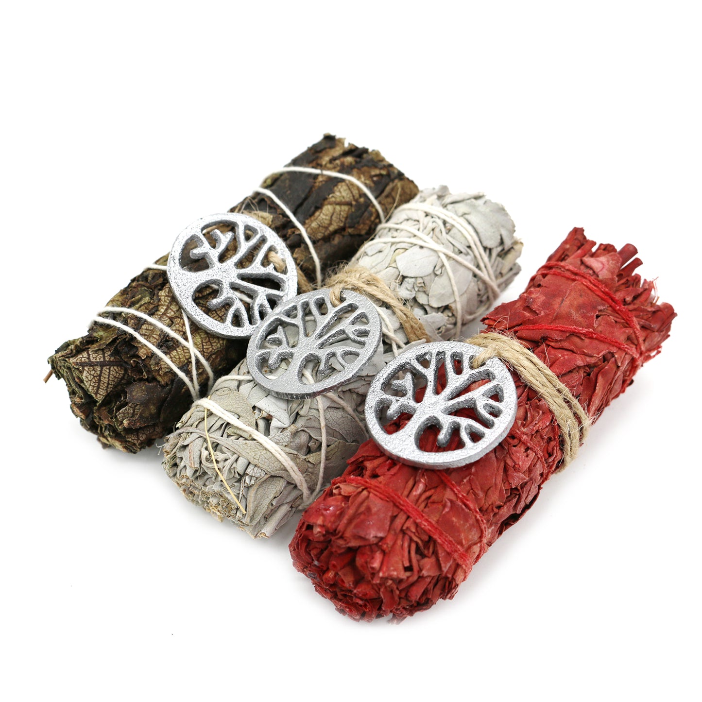 Tree of Life Charm Sage Variety Pack with Smudge Guide (3 PK)