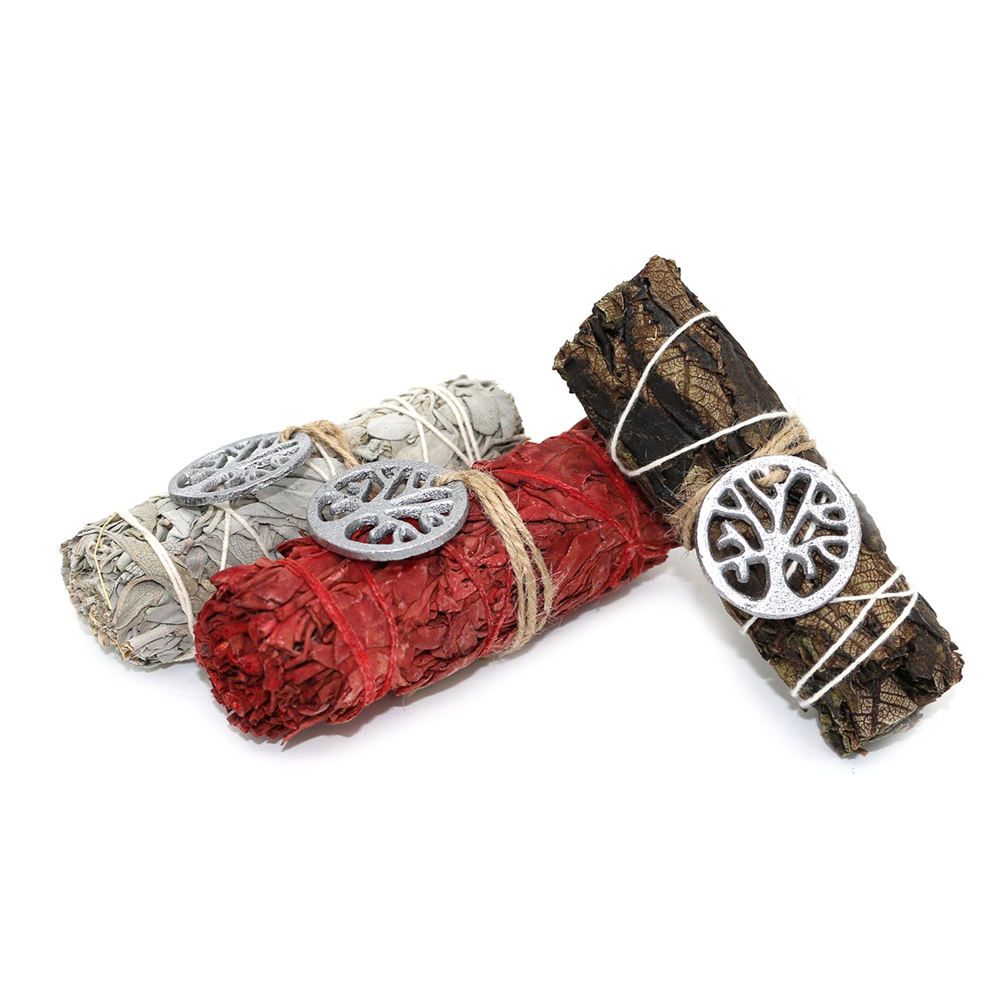 Tree of Life Charm Sage Variety Pack with Smudge Guide (3 PK)