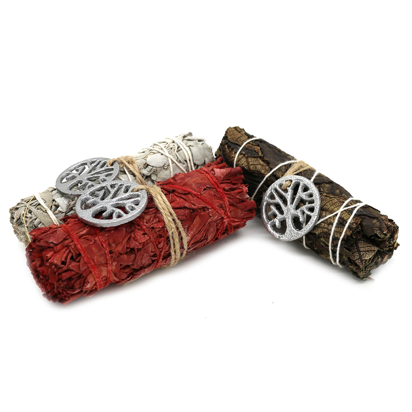 Tree of Life Charm Sage Variety Pack with Smudge Guide (3 PK)