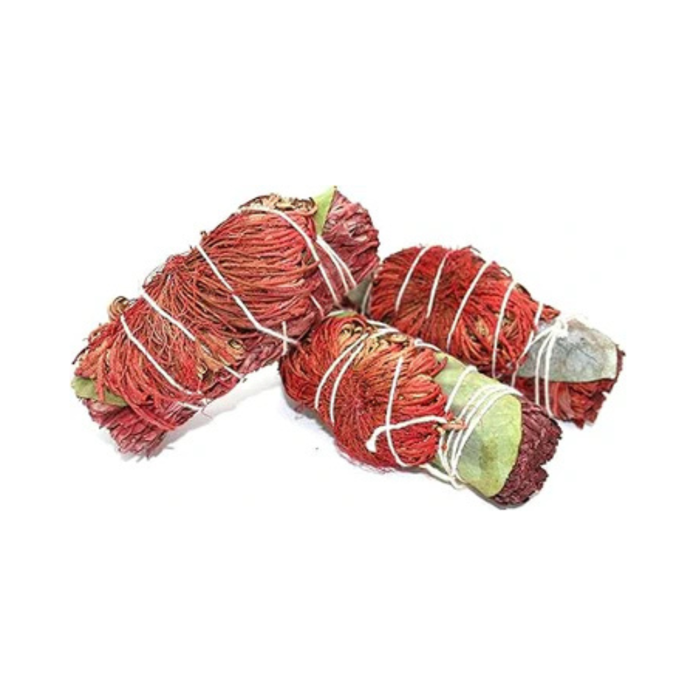Dragon Jericho Floral Sage Smudge Sticks with Smudge Guide, 3-Pack