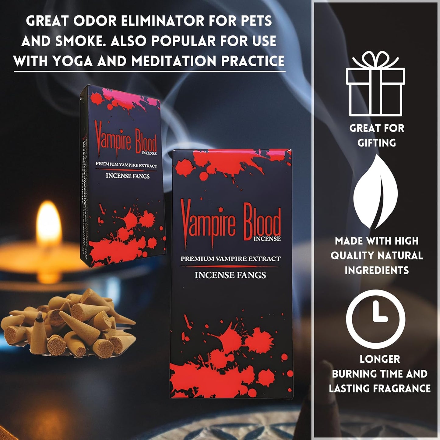 Vampire's Blood Incense Cones Dozen Pack