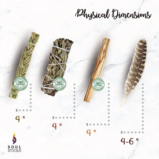 Yerba Santa Sage Smudge Kit with Guide