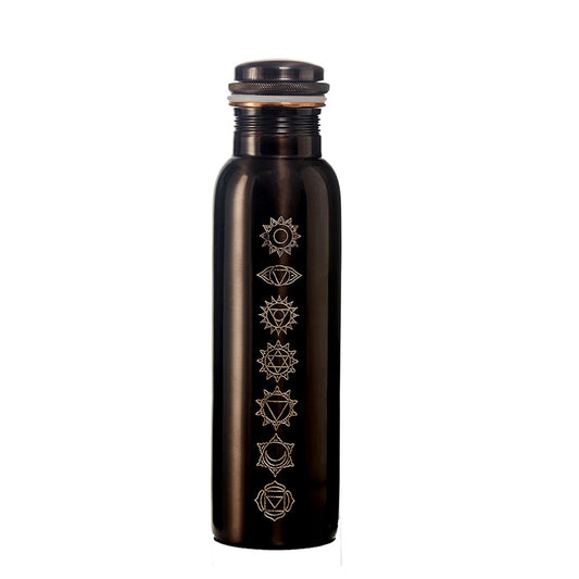 Handmade copper water bottle for hydration, detox, and wellness benefits.