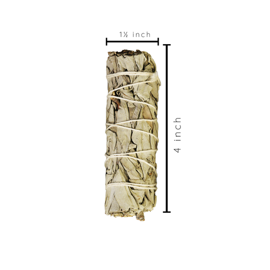 White Sage Smudge Sticks with Smudge Guide, 3-Pack