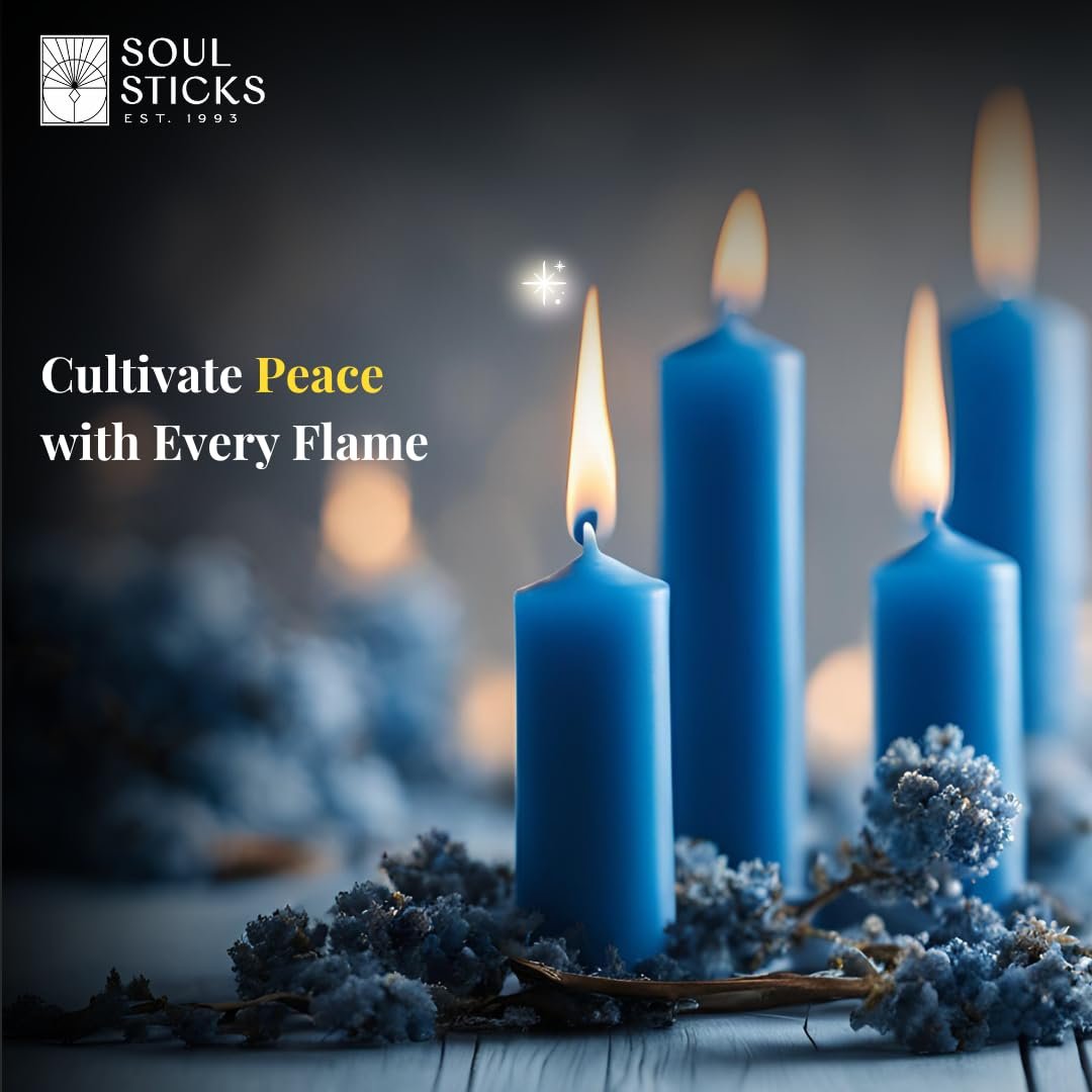 SOUL STICKS 4" Premium Magic Spell Chime Taper Candles Bulk 20 Pack for Rituals, Ceremonies, Meditation, Altar and Spells