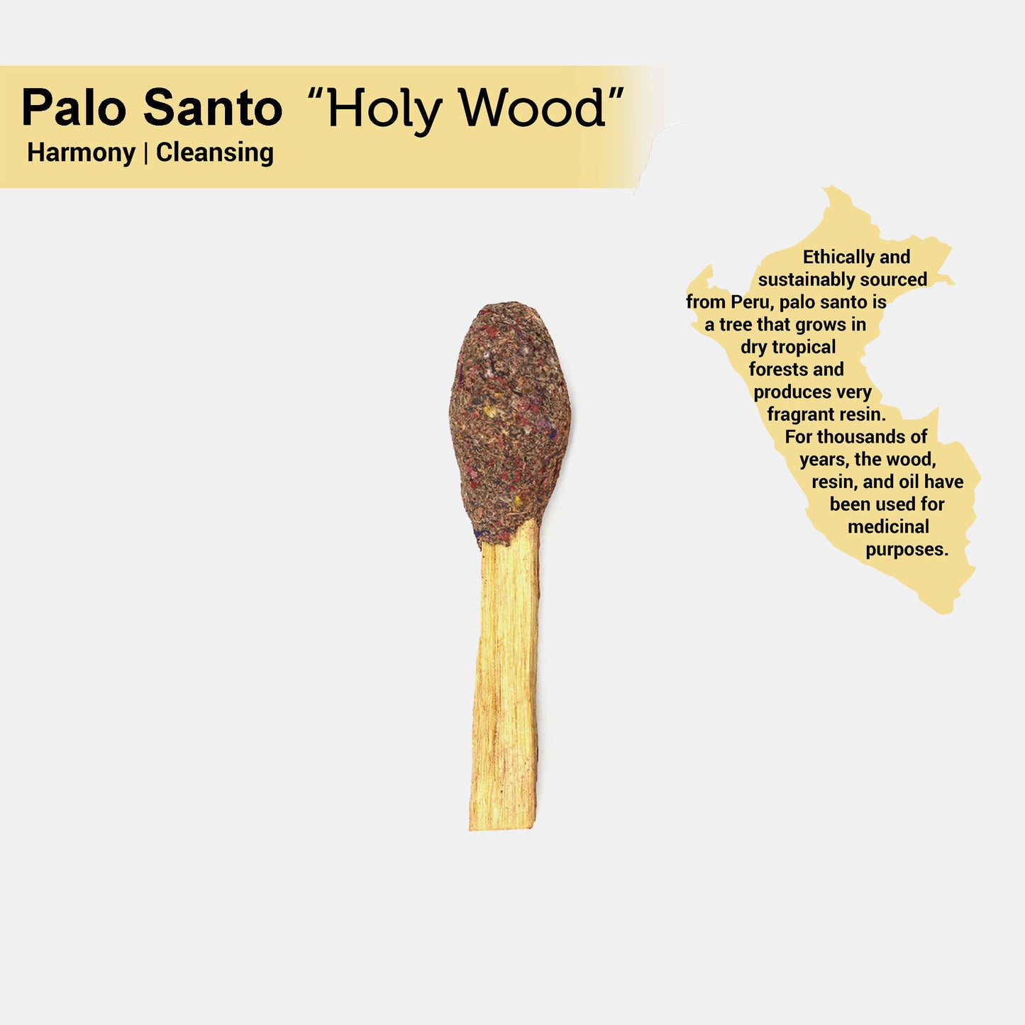 Black Sage Palo Santo Pops Duo with Smudge Guide