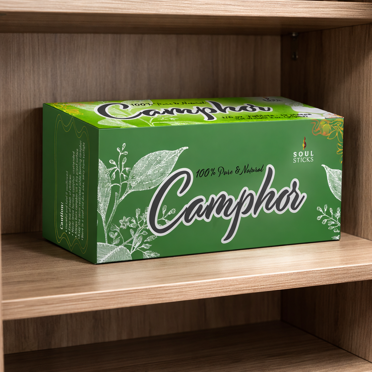 Natural camphor for spiritual rituals, cleansing, meditation, and energy purification, sourced from high-quality ingredients.