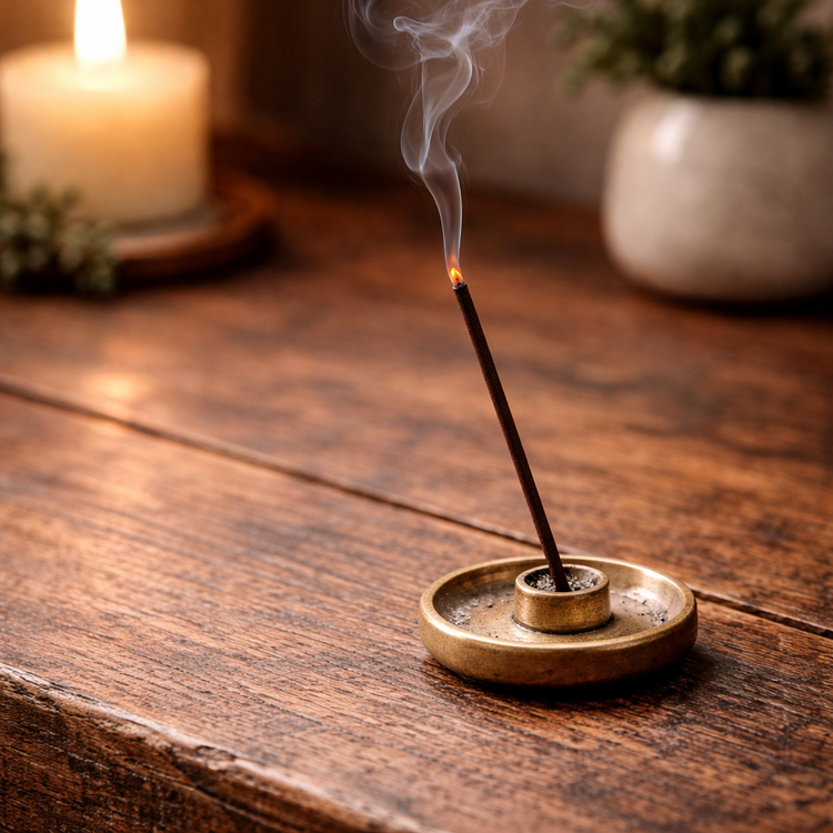 Handcrafted natural incense sticks for meditation, energy cleansing, and spiritual rituals, made with herbs, resins, and essential oils.