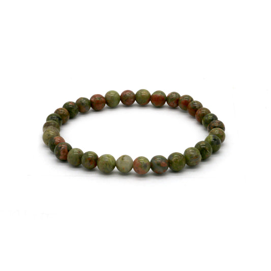Unakite Bracelet (6mm)