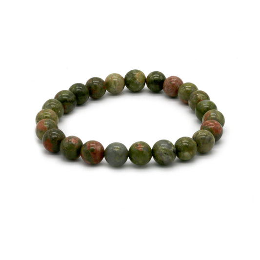 Unakite Bracelet (8mm)
