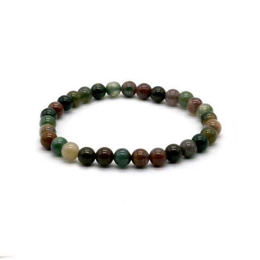 Indian Agate Bracelet (6mm)
