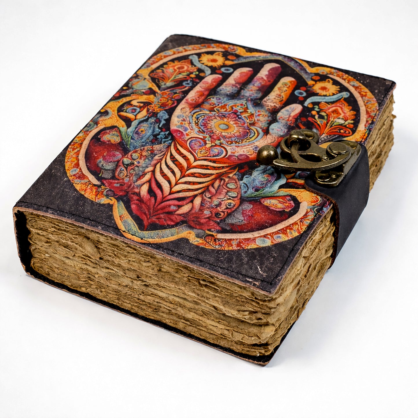 Guiding Hand Blank Leather Journal 5" x 7"