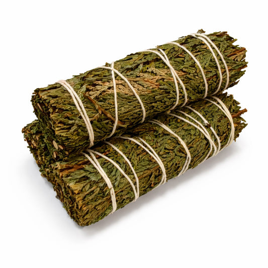 Cedar Sage Smudge Sticks with Smudge Guide, 3-Pack