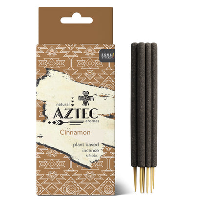 Aztec Cinnamon Plant-Based Incense Sticks