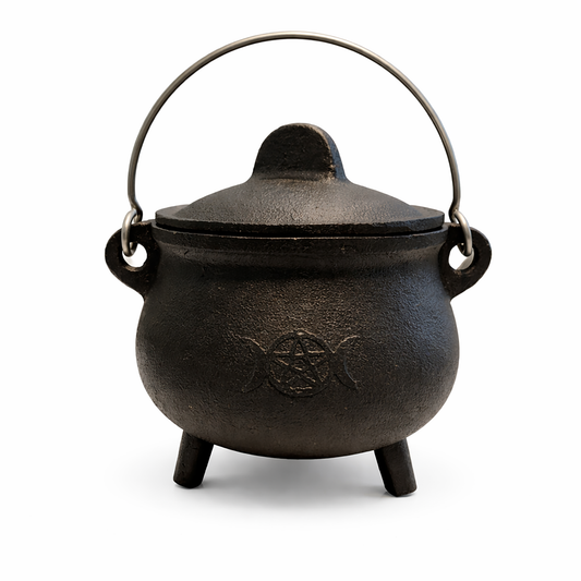 Cauldron 6" Triple Moon